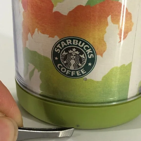 Starbucks Watercolor Fall Leaves Travel Mug Tumbler 16 oz / 473‎ mL - Picture 14 of 14